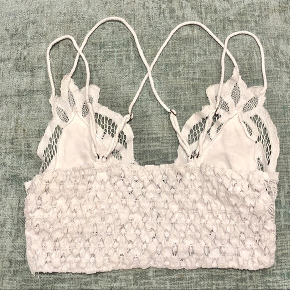 SOLD Free People Adella Lace bralette white XS - Picture 8 of 14